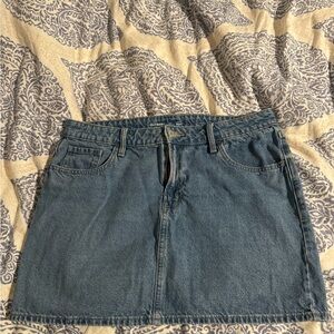 Old Navy Blue Denim Mini Skirt